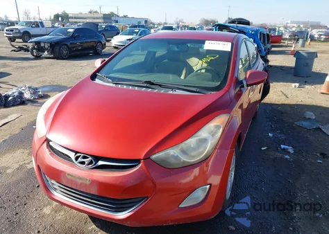 2013 Hyundai Elantra Gls from USA, damaged, VIN KMHDH4AE5DU754436